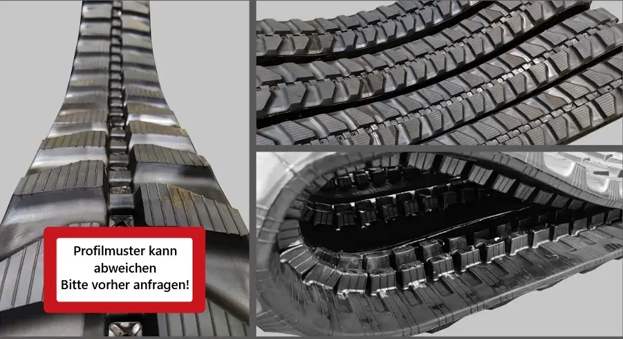 Gummikette 230x48x62 für TAKEUCHI TB15